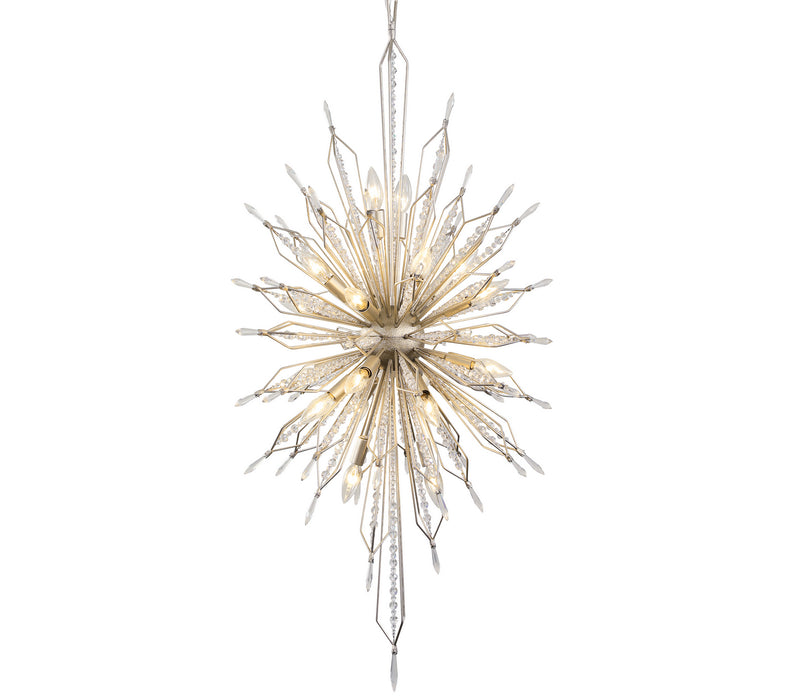Varaluz 311F20GD 20 Light Foyer Pendant, Gold Dust