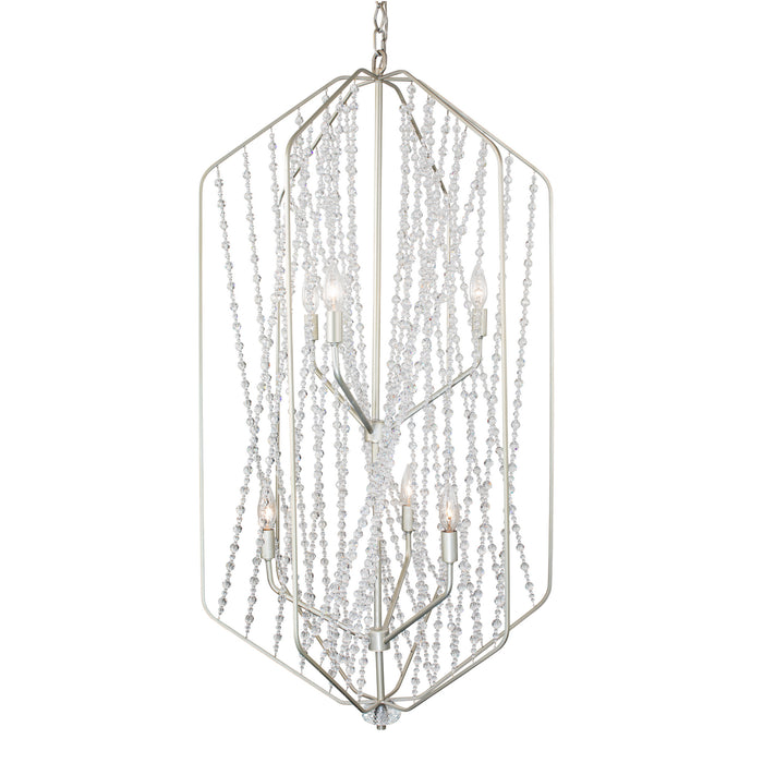 Varaluz 321F06SO Six Light Foyer Pendant, Silverado
