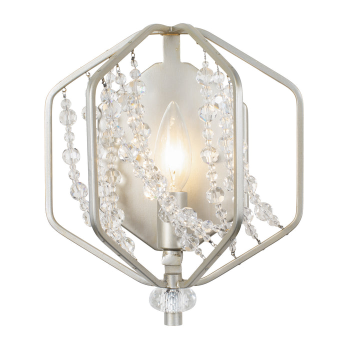 Varaluz 321W01SO One Light Wall Sconce, Silverado
