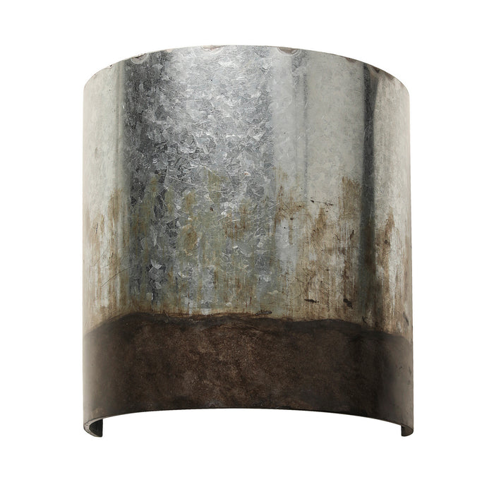 Varaluz 323W01OG One Light Wall Sconce, Ombre Galvanized