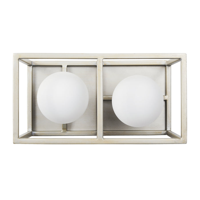 Varaluz 325B02SOCB Two Light Bath, Silverado/Carbon