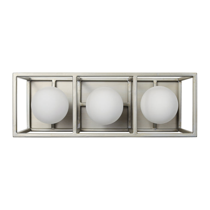 Varaluz 325B03SOCB Three Light Bath, Silverado/Carbon