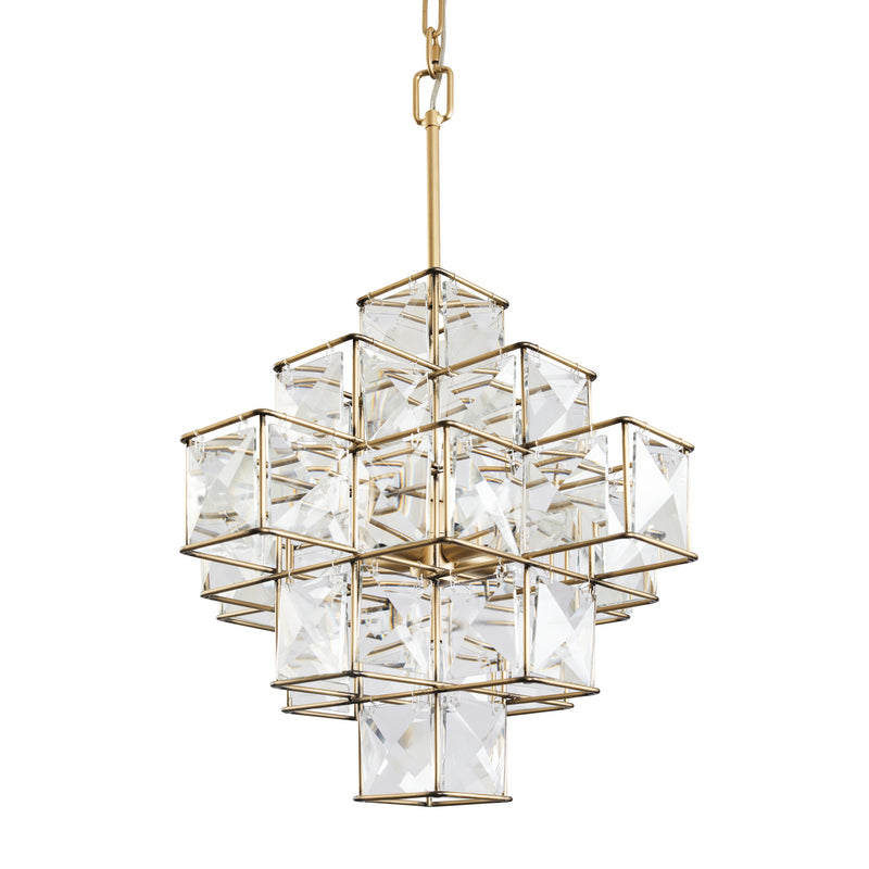 Varaluz 329C06CG Six Light Chandelier, Calypso Gold