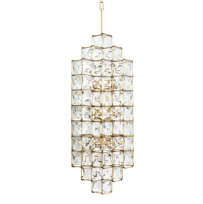 Varaluz 329F14CG 14 Light Foyer Pendant, Calypso Gold
