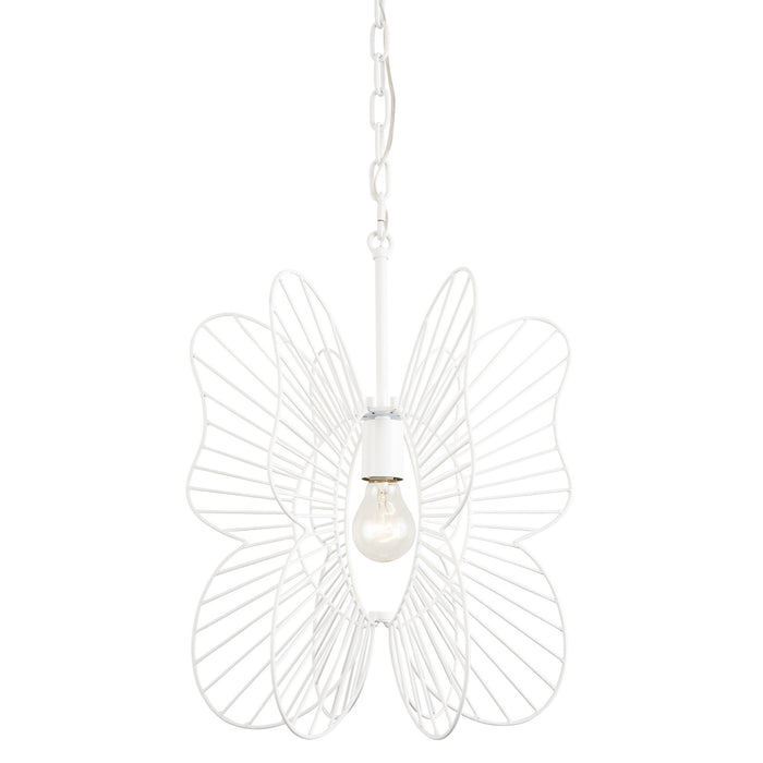 Varaluz 330P01WH One Light Mini Pendant, White