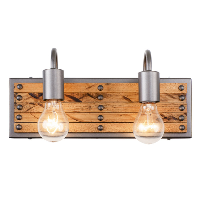 Varaluz 334B02NB Two Light Bath, New Bronze