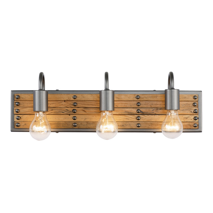Varaluz 334B03NB Three Light Bath, New Bronze