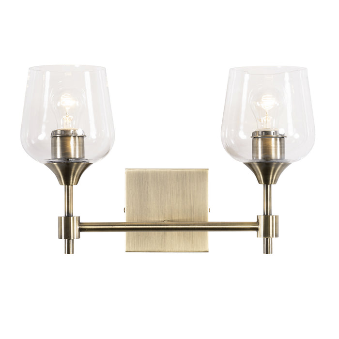 Varaluz 340B02AB Two Light Bath, Antique Brass