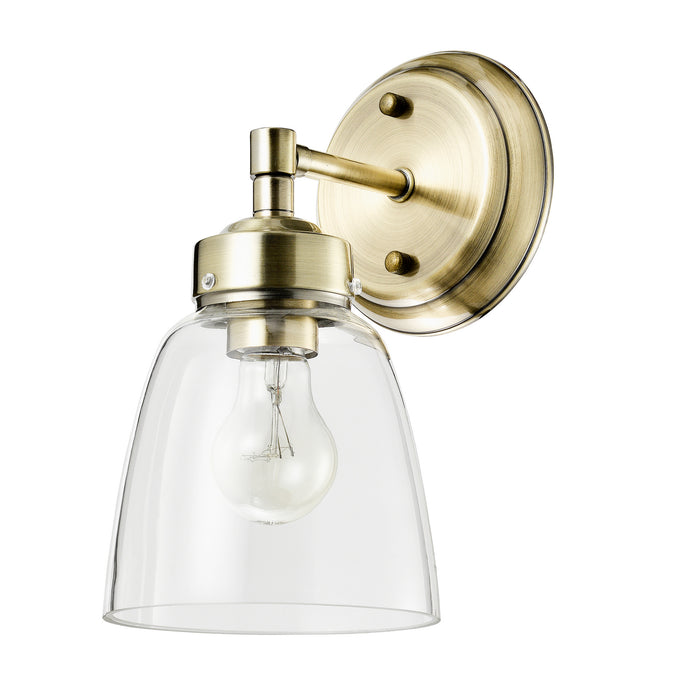 Varaluz 341B01AB One Light Bath, Antique Brass