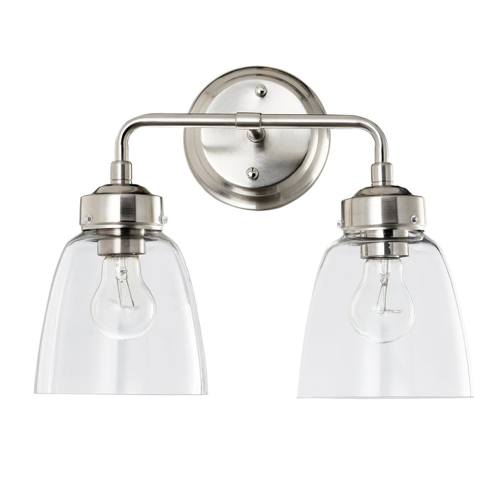 Varaluz 341B02SN Two Light Bath, Satin Nickel
