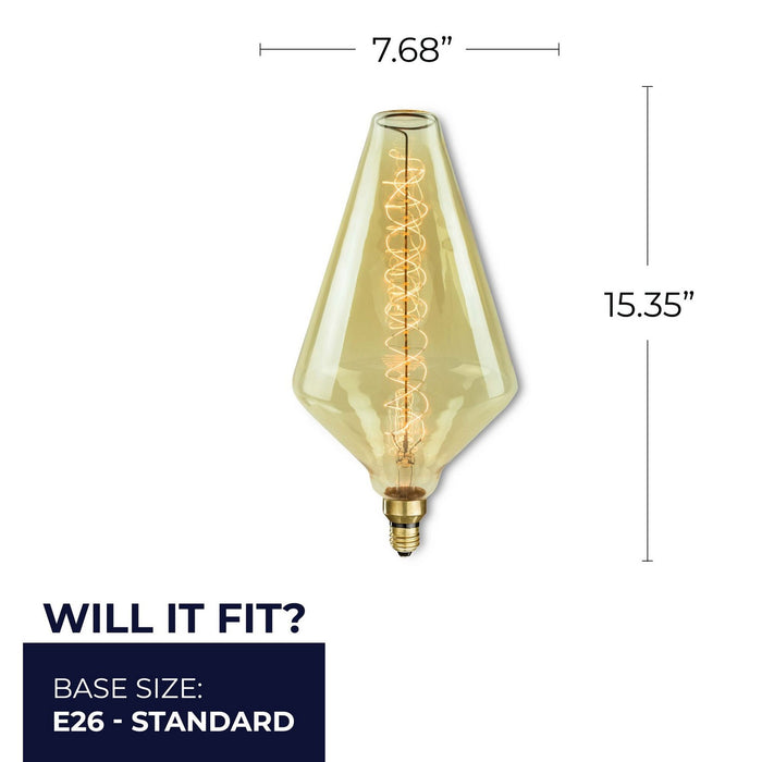 Bulbrite 137701 Light Bulb, Antique