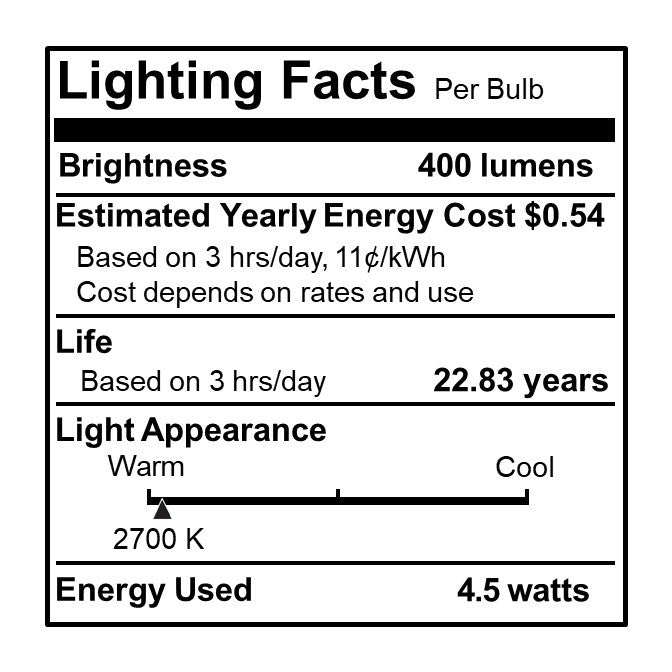 Bulbrite 770590 Light Bulb, Clear