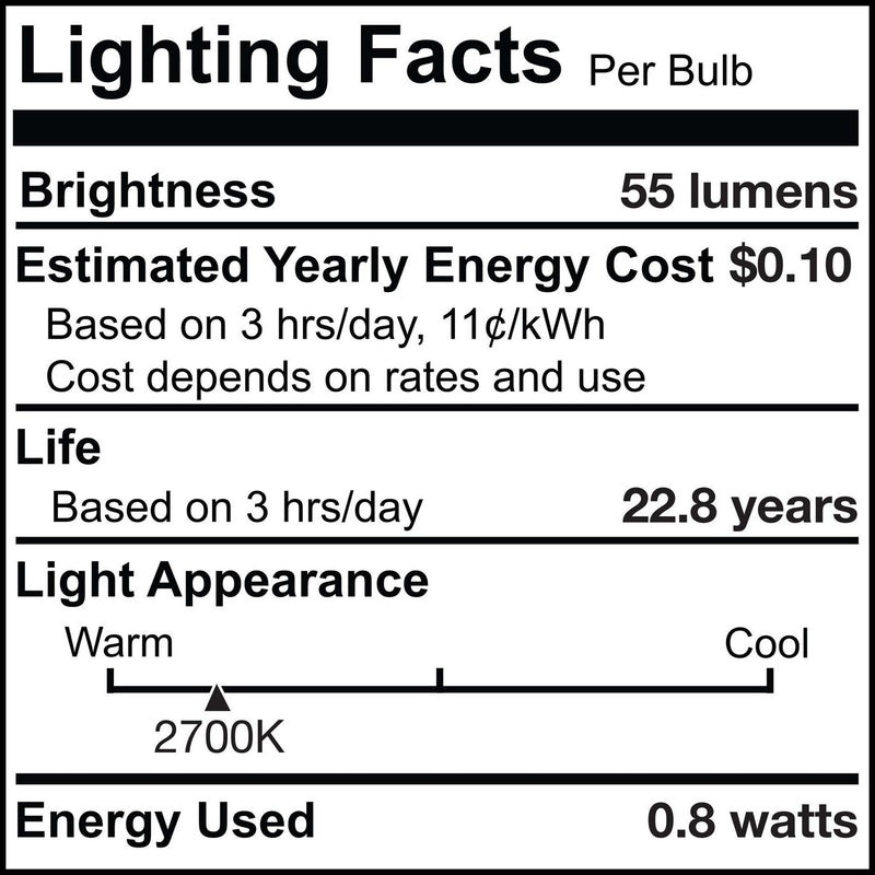 Bulbrite 770612 Light Bulb, Clear