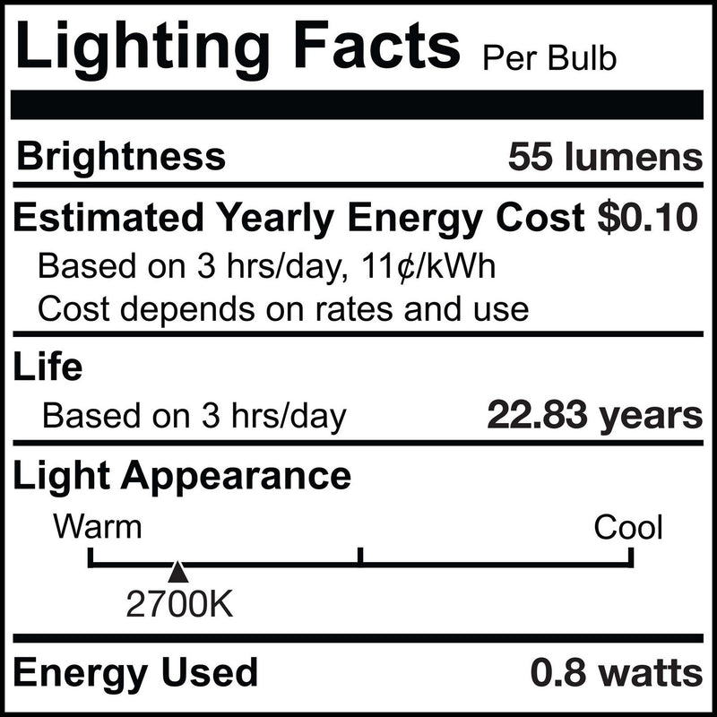 Bulbrite 770614 Light Bulb, Clear