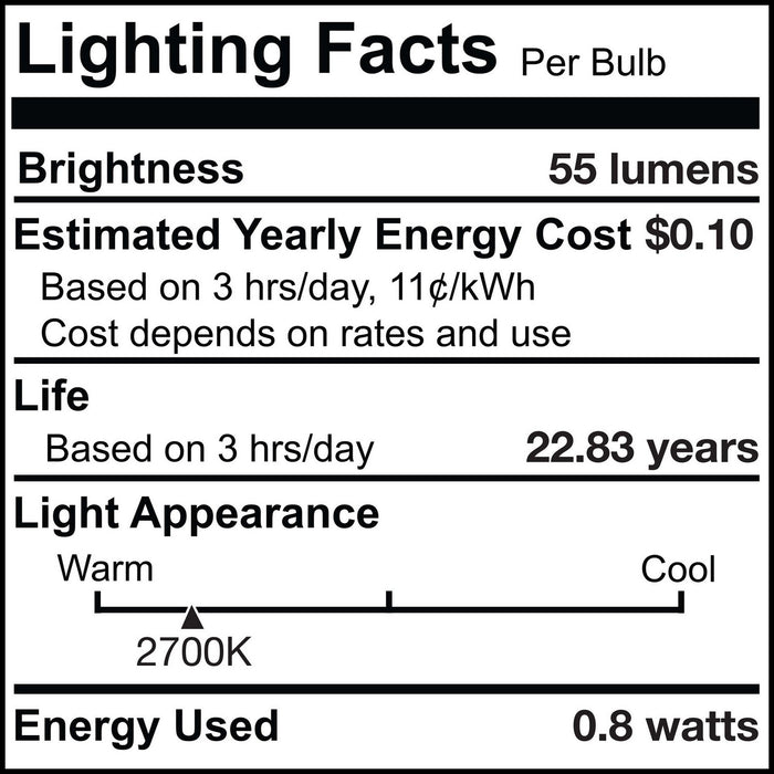 Bulbrite 770614 Light Bulb, Clear