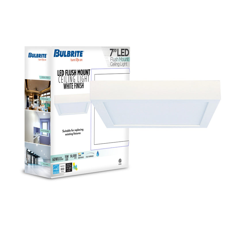 Bulbrite 773146 Flush Mount, White