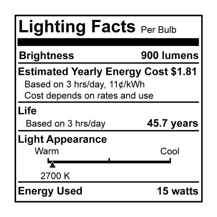 Bulbrite 773146 Flush Mount, White