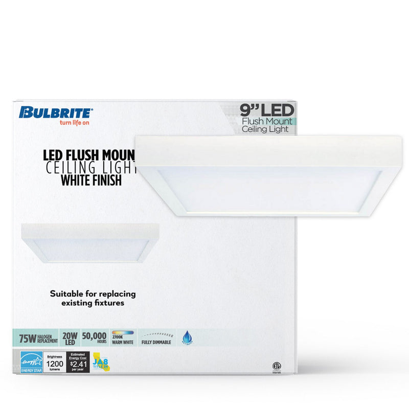 Bulbrite 773158 Flush Mount, White