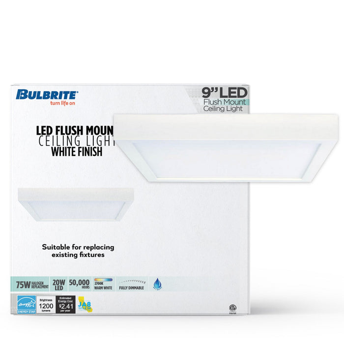 Bulbrite 773158 Flush Mount, White