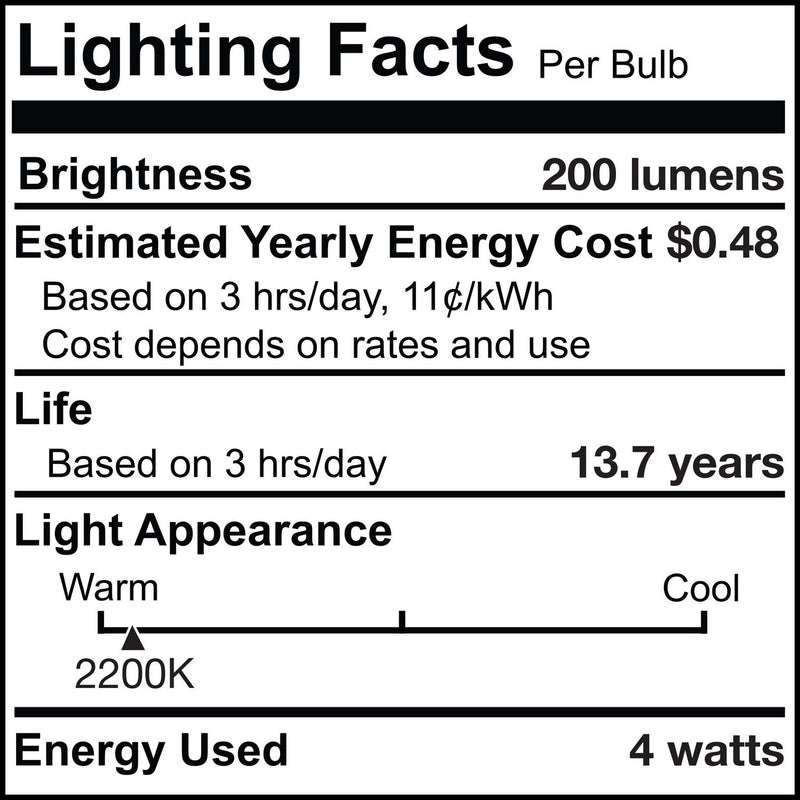 Bulbrite 776300 Light Bulb, Clear