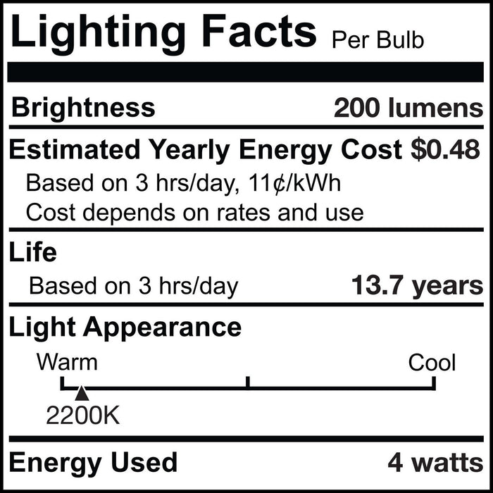 Bulbrite 776300 Light Bulb, Clear