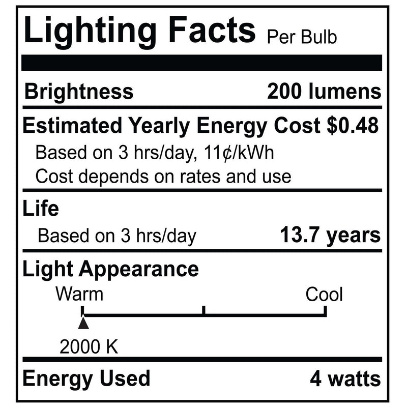 Bulbrite 776318 Light Bulb, Antique