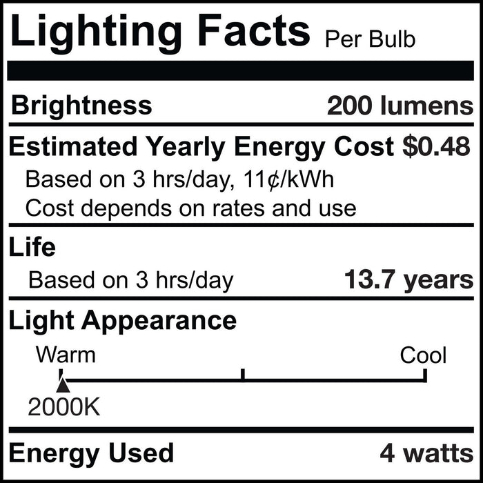 Bulbrite 776320 Light Bulb, Antique