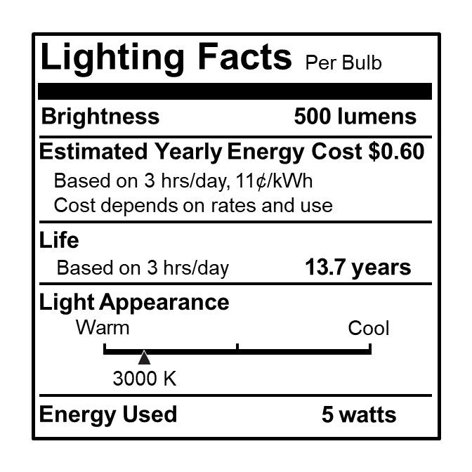 Bulbrite 776627 Light Bulb, Clear