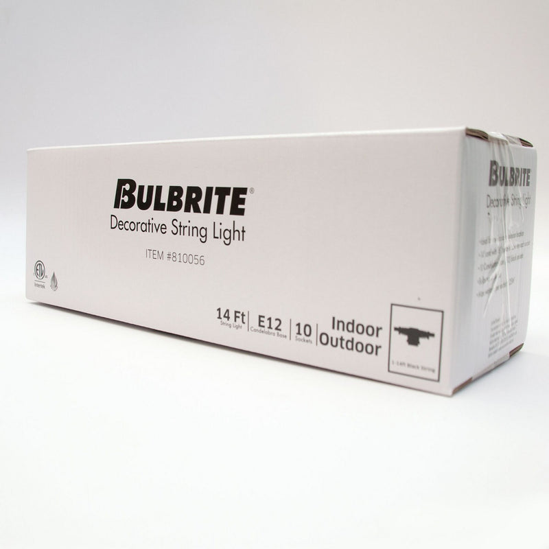 Bulbrite 810056 String Light, Black