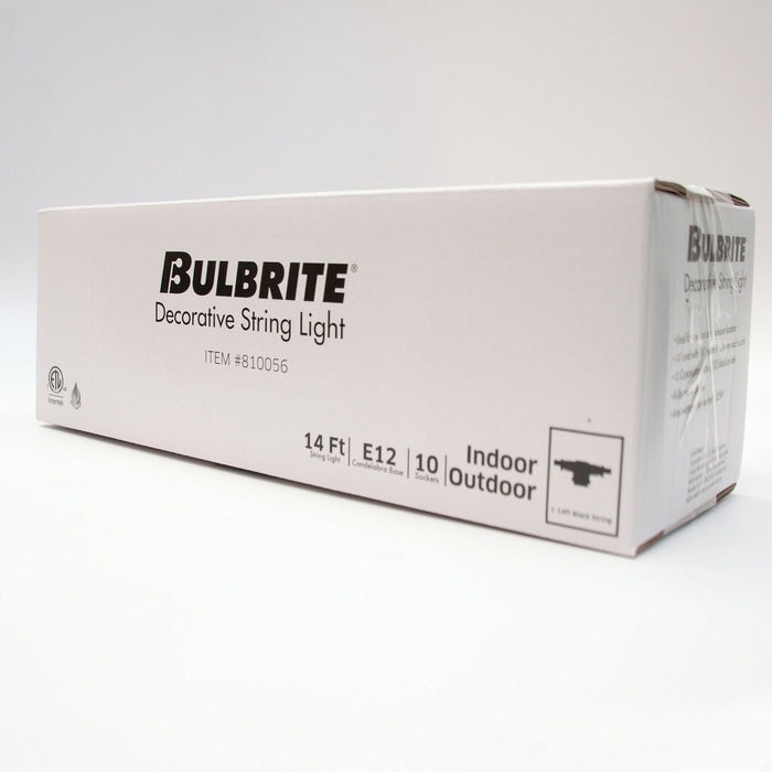 Bulbrite 810056 String Light, Black