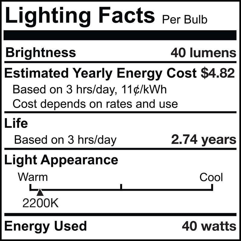 Bulbrite 132517 Light Bulb, Antique