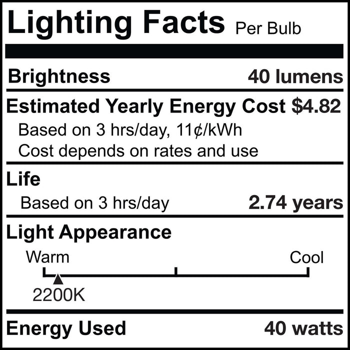 Bulbrite 132517 Light Bulb, Antique