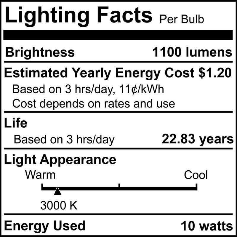 Bulbrite 770638 Light Bulb, Clear