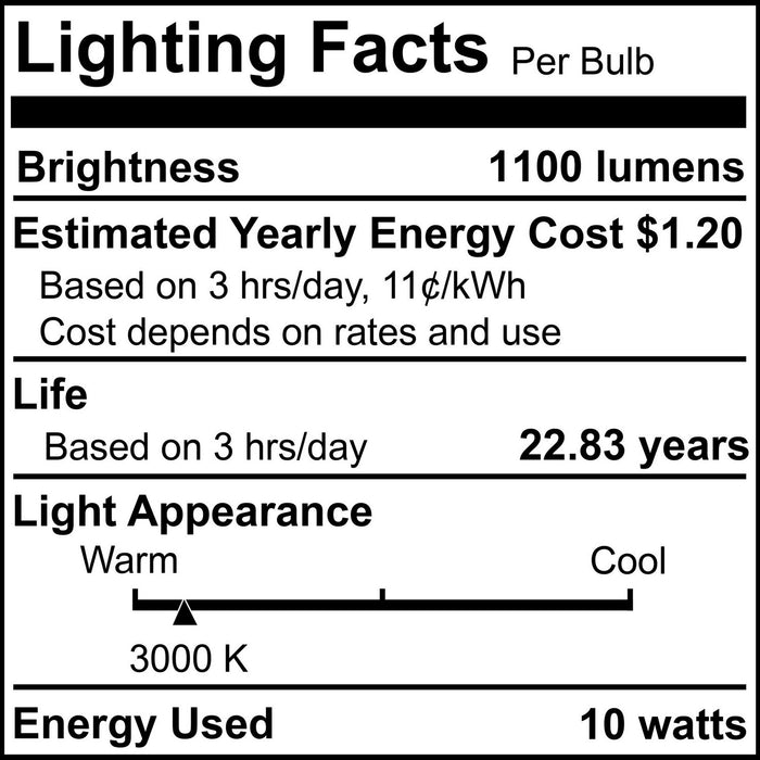 Bulbrite 770638 Light Bulb, Clear