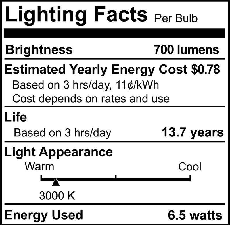 Bulbrite 770641 Light Bulb, Clear
