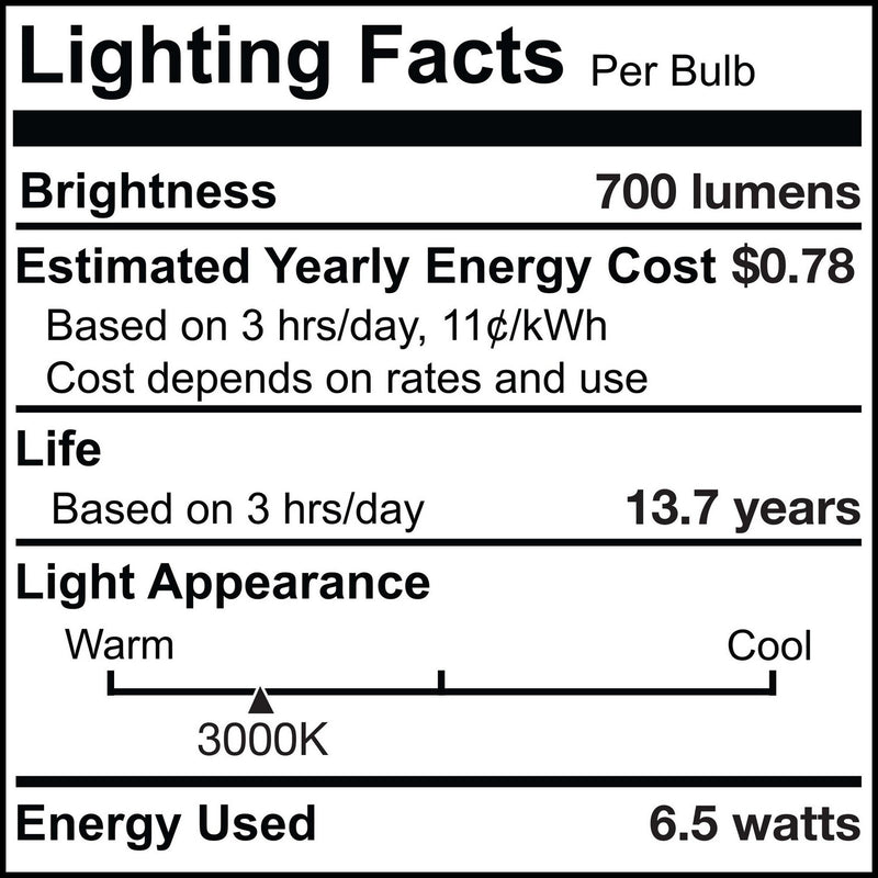 Bulbrite 770643 Light Bulb, Clear