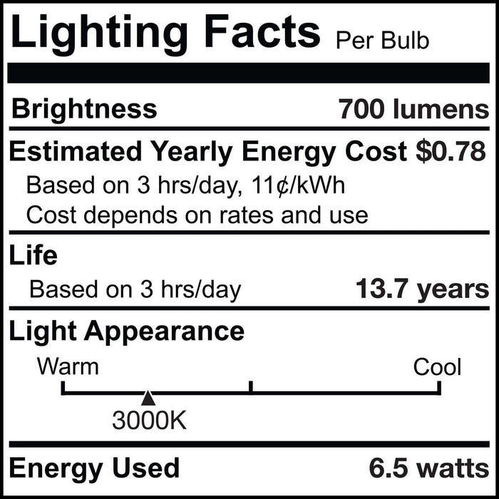 Bulbrite 770643 Light Bulb, Clear