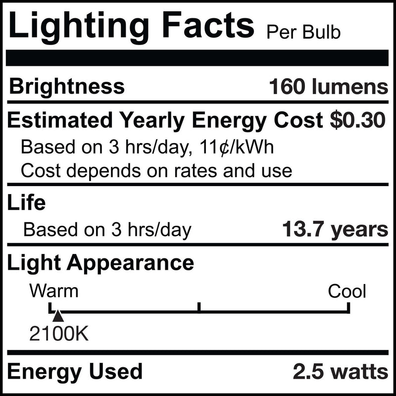 Bulbrite 776904 Light Bulb, Antique