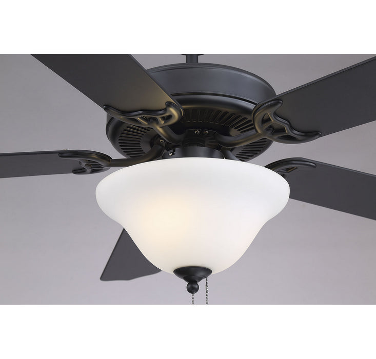 Meridian M2018MBKRV 52" Ceiling Fan, Matte Black