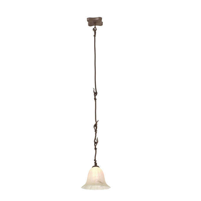 Kalco 1821BA/1209 One Light Mini Pendant, Bark