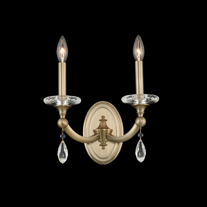 Allegri 012122-045-FR001 Two Light Wall Bracket, Matte Brushed Champagne Gold