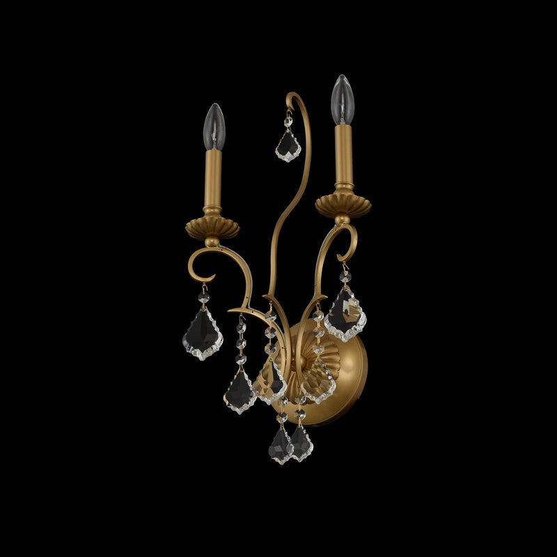 Allegri 027421-047-FR001 Two Light Wall Bracket, Gold Patina