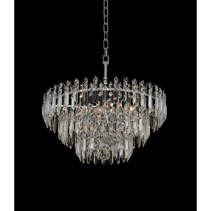 Allegri 034740-010-FR001 Six Light Convertible Pendant - Flush Mount, Chrome