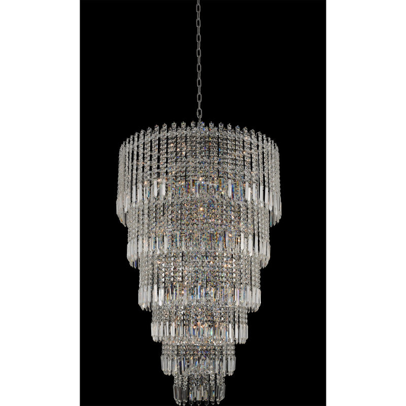 Allegri 034750-010-FR001 30 Light Foyer Pendant, Chrome