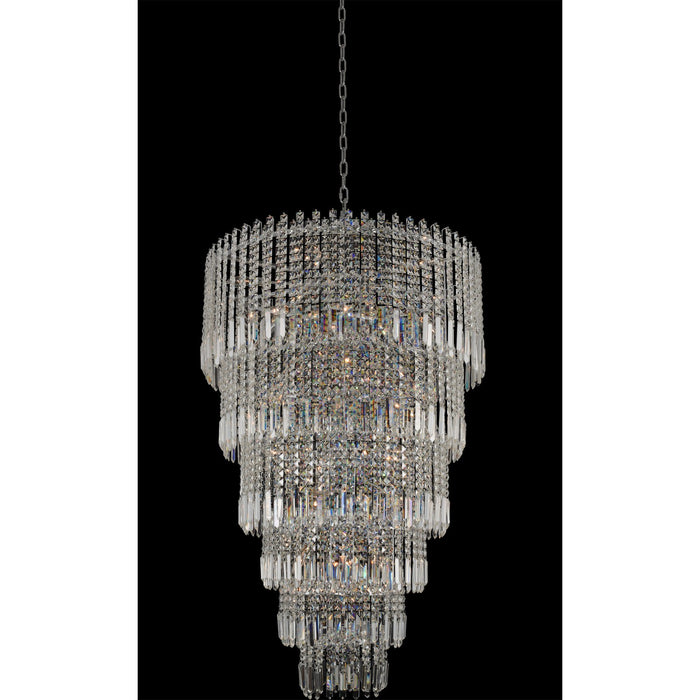 Allegri 034750-010-FR001 30 Light Foyer Pendant, Chrome