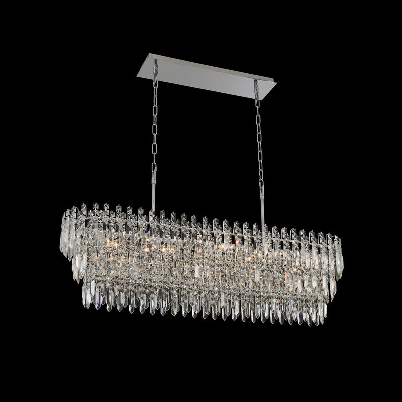 Allegri 034760-010-FR001 Ten Light Island Pendant, Chrome