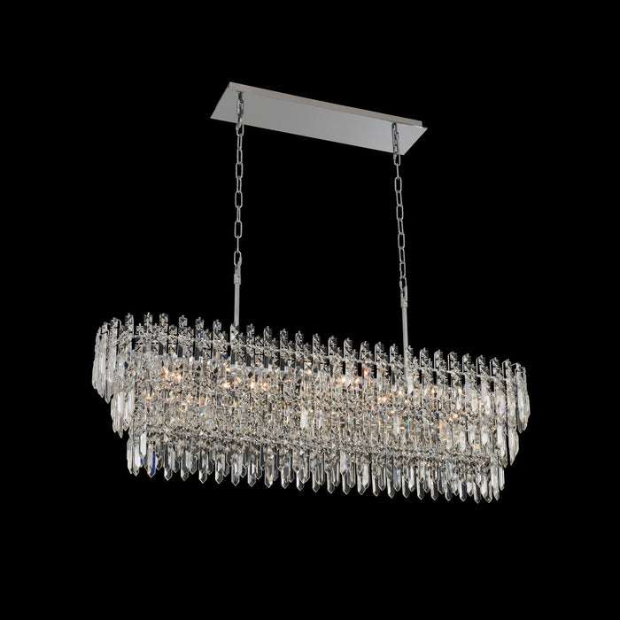 Allegri 034760-010-FR001 Ten Light Island Pendant, Chrome