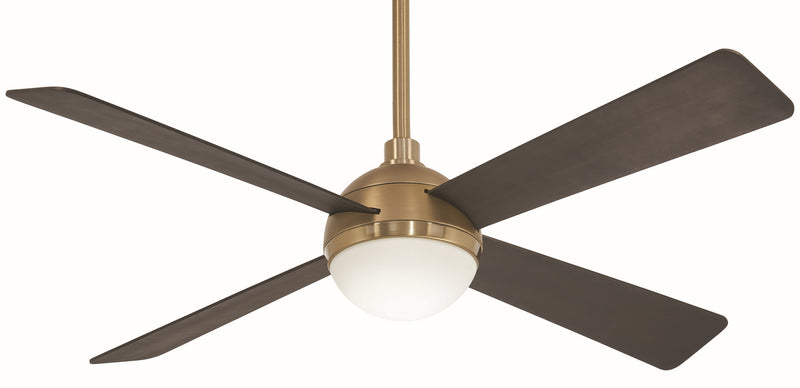 Minka Aire F623L-BBR/SBR 54" Ceiling Fan, Soft Brass