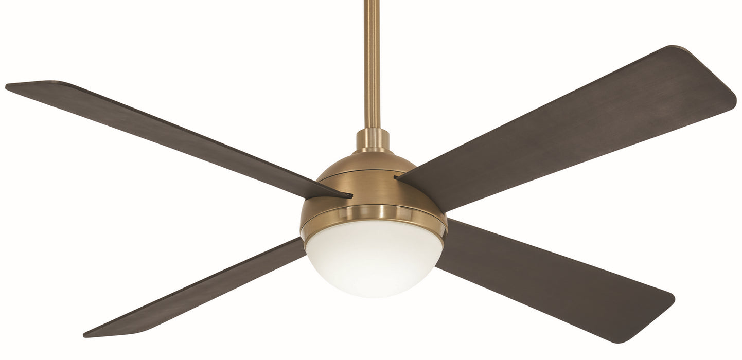 Minka Aire F623L-BBR/SBR 54" Ceiling Fan, Soft Brass