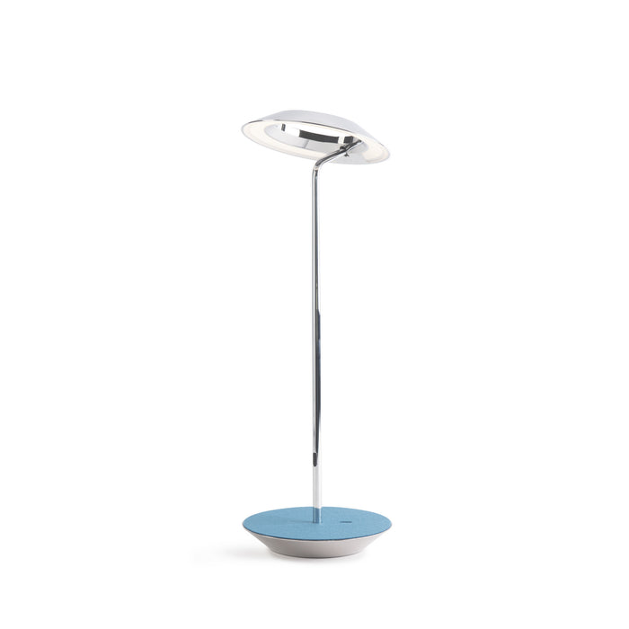 Koncept RYO-SW-CRM-AZF-DSK LED Desk Lamp, Chrome, Azure Felt